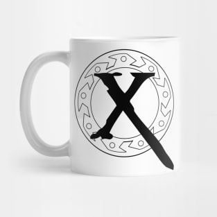 Chakram Black Mug